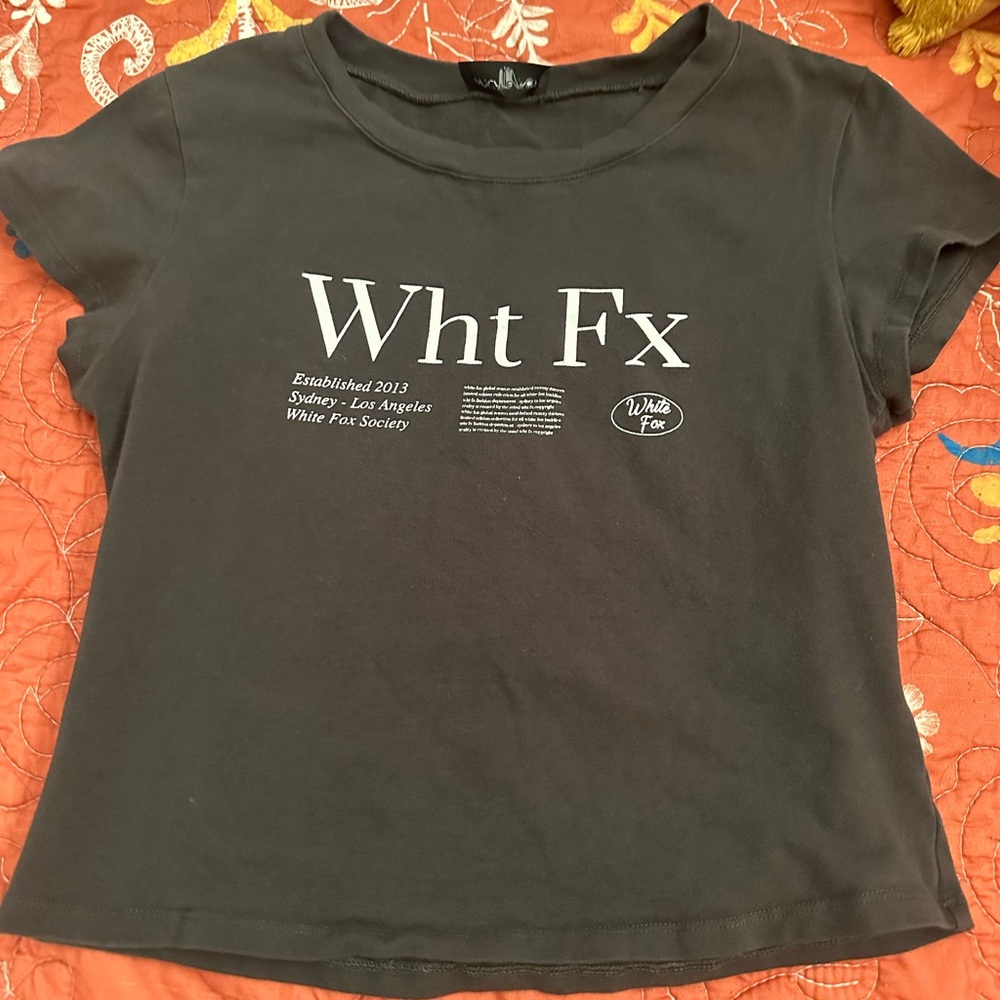 White Fox Baby Tee